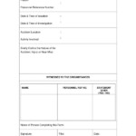 FREE 6 Accident Investigation Form Samples In PDF MS Word