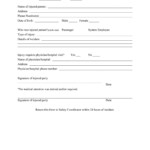 Free 60 Incident Report Template Employee Police Generic Injury Report