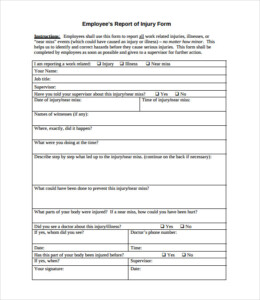 FREE 7 OSHA 300 Forms In PDF MS Word