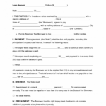 Free Free Family Loan Agreement Template Pdf Word Eforms Promissory