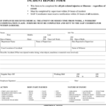 Free Incident Report Template Doc 39KB 2 Page s