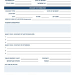 Free Incident Report Templates Smartsheet Incident Report Form