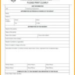 Health And Safety Incident Report Form Template 2 TEMPLATES EXAMPLE