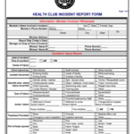 Health Club Incident Report Fill Out And Sign Printable PDF Template