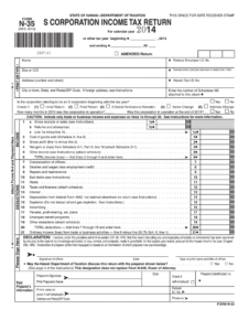 HI DoT N 35 2014 Fill Out Tax Template Online US Legal Forms