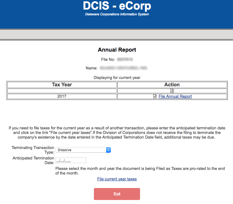 How Do I Pay My Delaware Franchise Taxes 