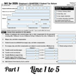 How To Fill Out 2020 Form 941 Employer s Quarterly Federal Tax Return