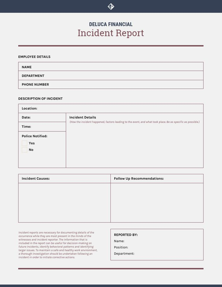 How To Write An Effective Incident Report Templates Venngage Within
