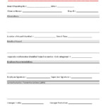 Incident Hazard Report Form Template 1 TEMPLATES EXAMPLE