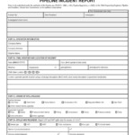 Incident Hazard Report Form Template Printable Accident In Hazard