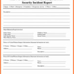 Incident Report Form Template Doc Professional Template