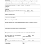 Injury Form Fill Online Printable Fillable Blank PdfFiller