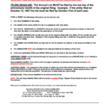 Instructions For Filing Annual List Form Nevada Secretary Of State