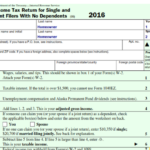 Irs 1040 Form Example Completing Form 1040 With A Us Expat 1040