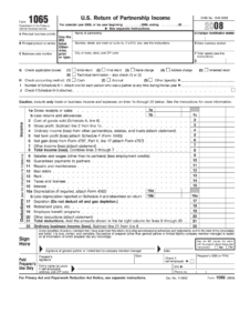 Irs 1065 Form Fill Out And Sign Printable PDF Template SignNow ...