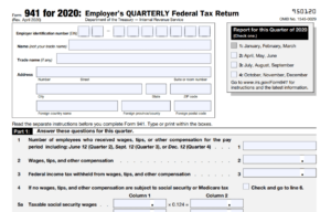 IRS Form 941 What Is It