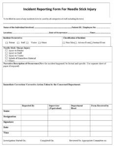 Knowledge And Practices Regarding Needle Stick Injury Among Healthcare