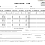 Leave Report Form District School Board Of The Collier County