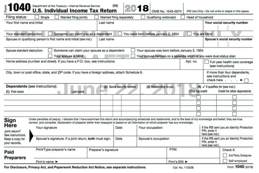 Letter From IRS Form 1040 1040 Form Printable