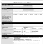 Medication Incident Report Form Template New Creative Template Ideas