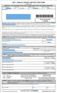 Misleading Annual Report And Compliance Solicitations Cogency Global