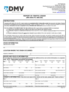 Nevada Accident Fill Online Printable Fillable Blank PdfFiller