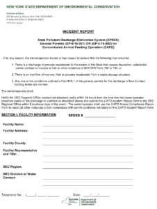 new york incident report