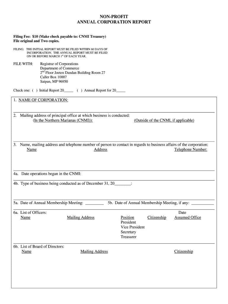 Nonprofit Annual Report Template Fill Online Printable Fillable