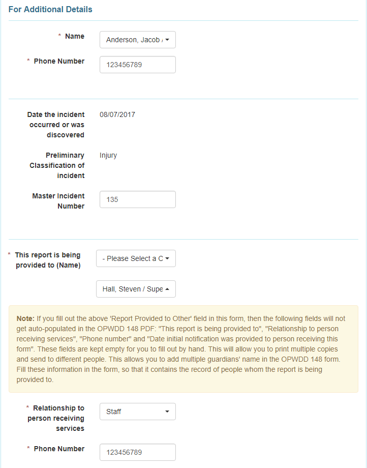 OPWDD Incident Reporting Forms New York