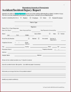 Osha Incident Report Form Template Templates Iconz With Regard To