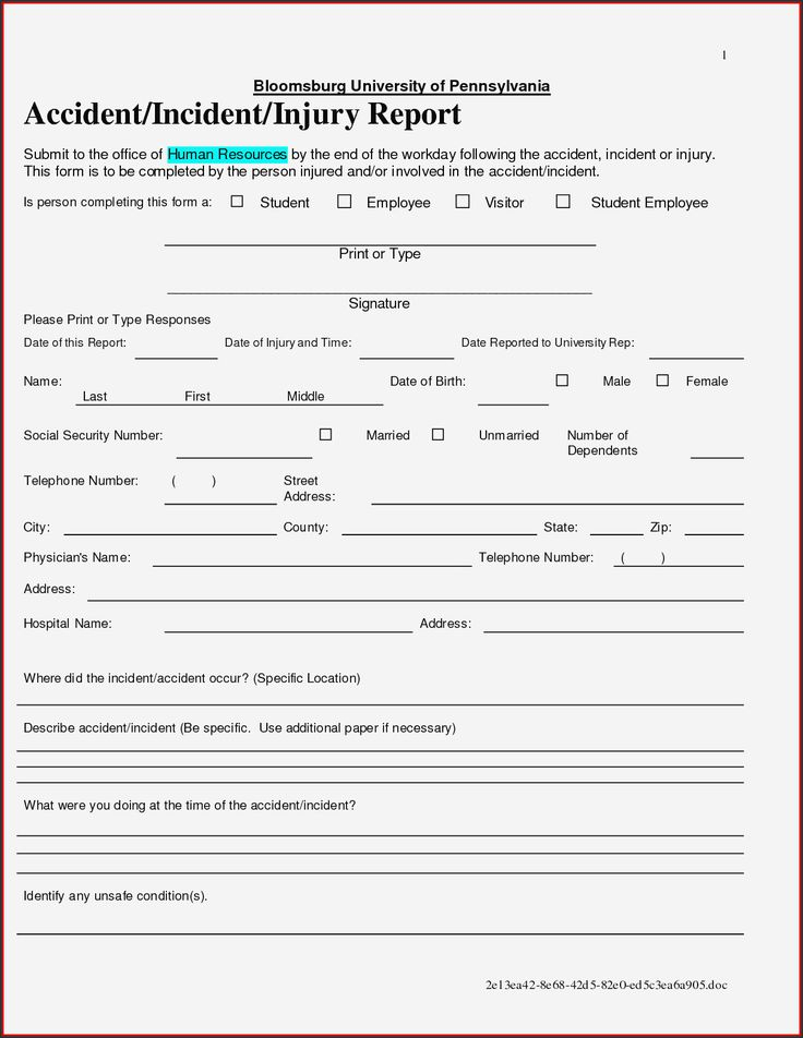 Osha Incident Report Form Template Templates Iconz With Regard To 