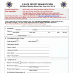 Police Accident Report Form Luxury 24 Printable Police Report Templates