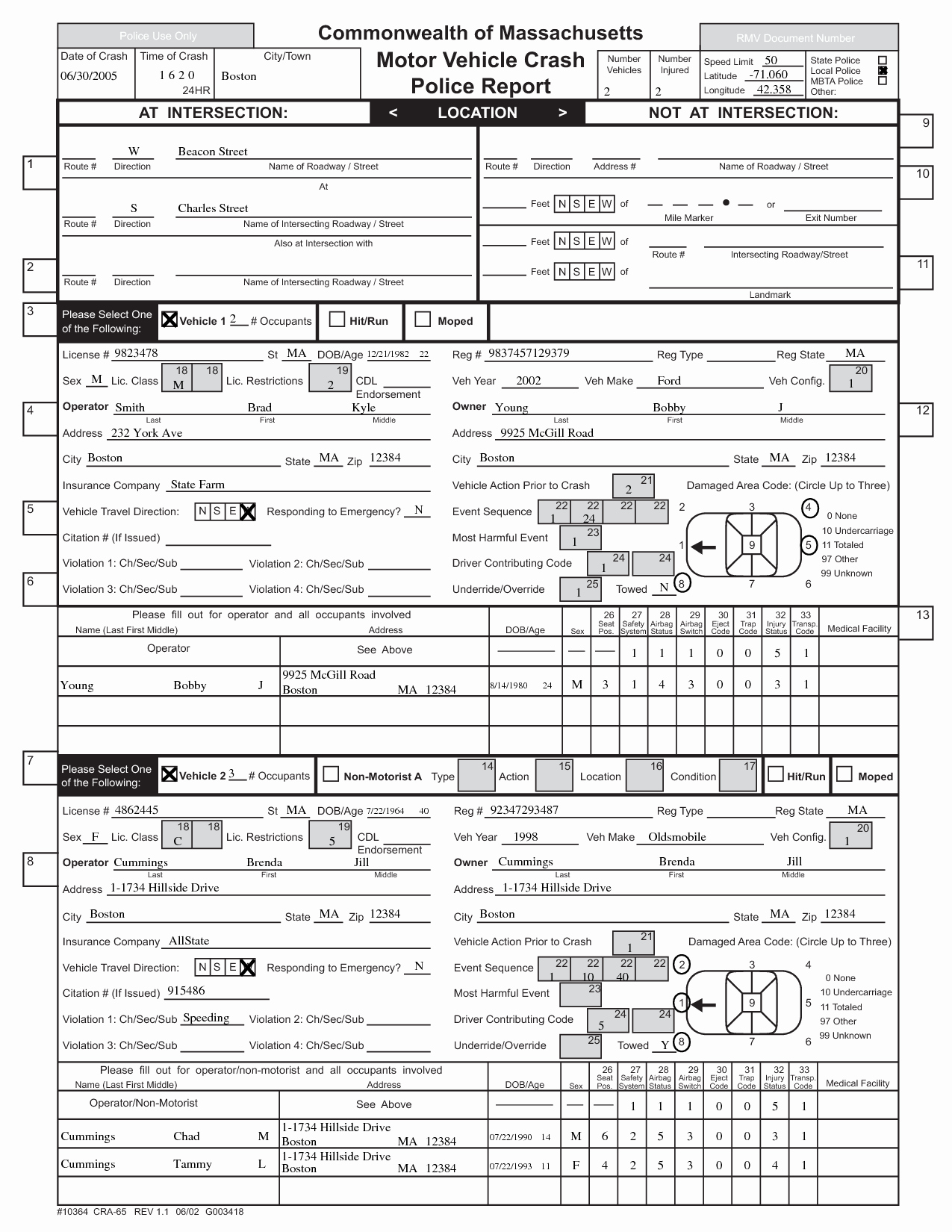 Police Accident Report Form Peterainsworth