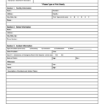 Pool Incident Report Template Fill Online Printable Fillable Blank
