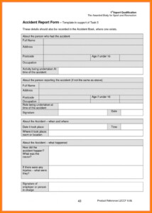 Printable Medical Incident Report Sample Medical Incident Intended For