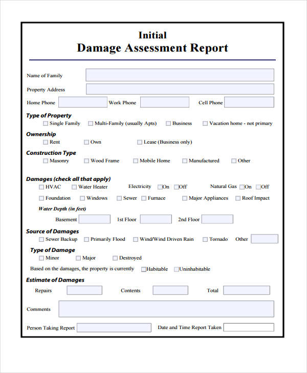 Property Damage Letter Sample