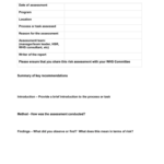 Risk Assessment Form Australian Red Cross