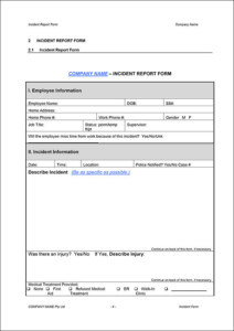 Safety Plan Template Digital Documents Direct