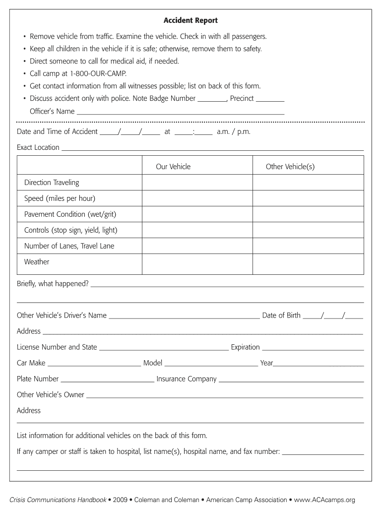 Sample Accident Report Fill Out And Sign Printable PDF Template SignNow