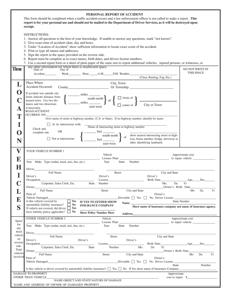 Sr13 Form Downloadable And Printable Blank