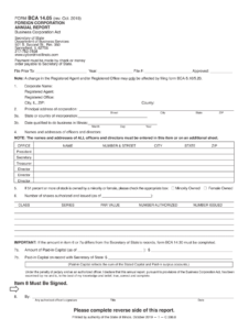 State Of Illinois Foreign Corporation Annual Report Fill Out And Sign