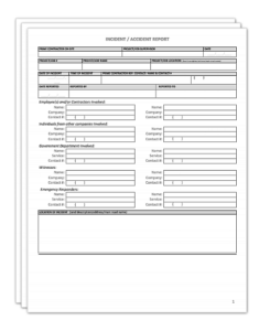 Supervisor Incident Report Safety2Go