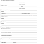 Suspected Child Abuse Reporting Form Boy Scouts Of America Printable