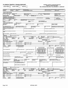 Traffic Accident Form Inspirational Florida Traffic Crash Report Short