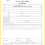 Vehicle Accident Report Form Template 6 PROFESSIONAL TEMPLATES