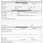 Vehicle Accident Report Form Template Addictionary