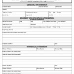 Vehicle Accident Report Form Template Addictionary