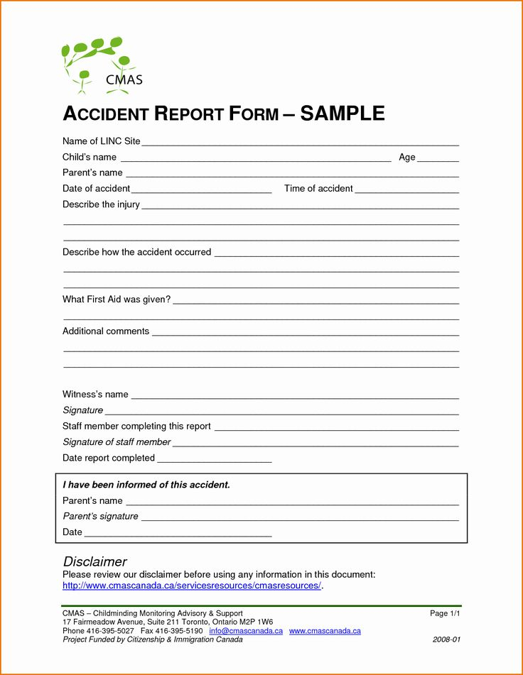 Vehicle Accident Report Form Template Elegant Accident Investigation 