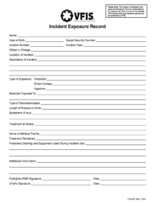 Vfis Exposure Fill Online Printable Fillable Blank PdfFiller