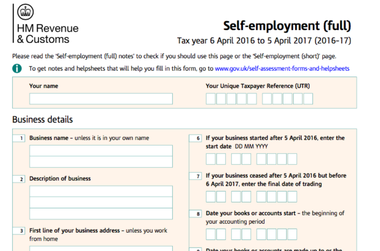 What Is A Self Assessment Tax Return Form Go Self Employed